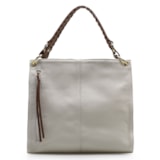 Bolsa De Ombro Couro Off White