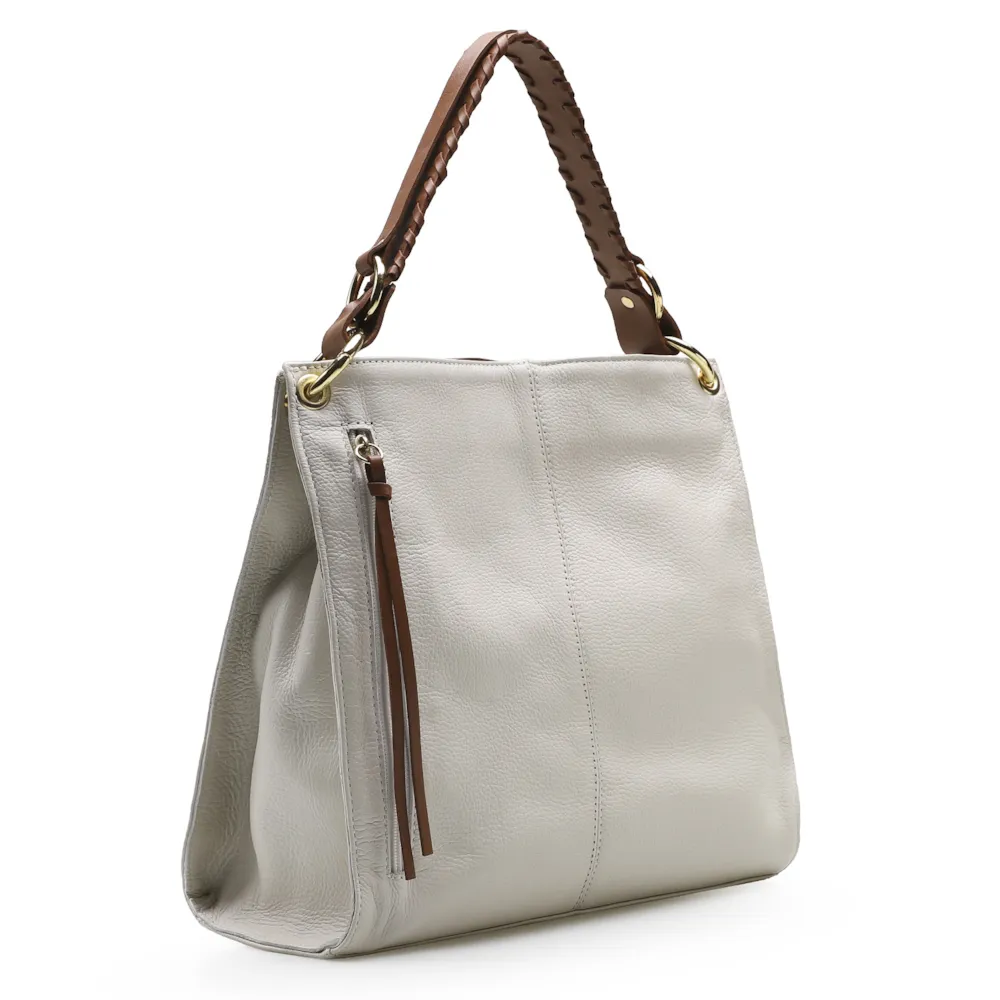 Bolsa De Ombro Couro Off White - imagem 2