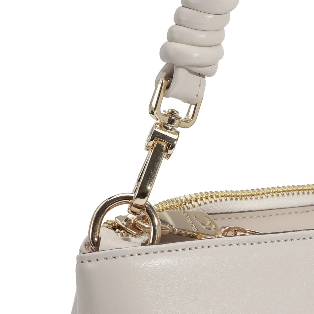 Bolsa De Ombro Couro Off White - imagem 5