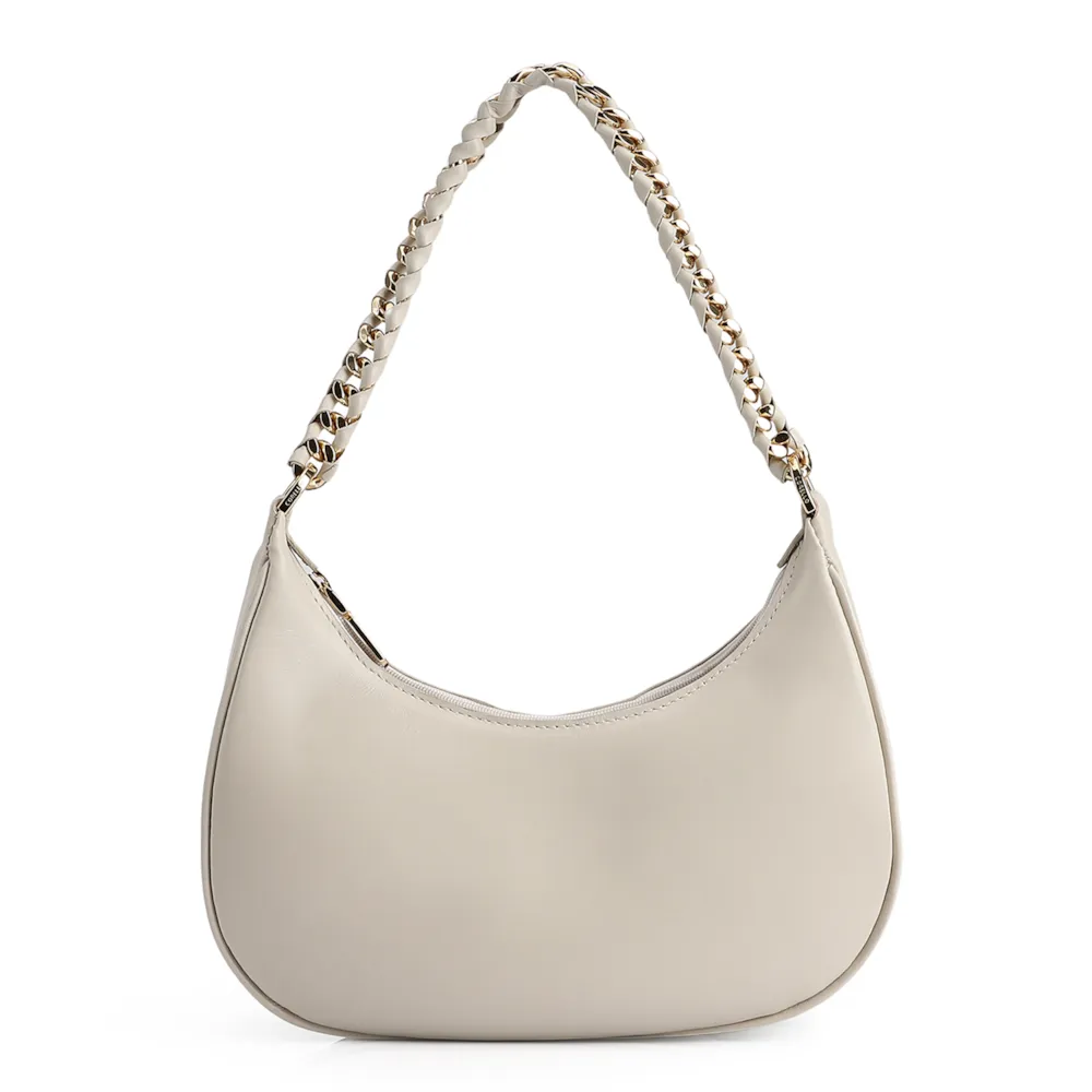 Bolsa De Ombro Couro Off White - imagem 3