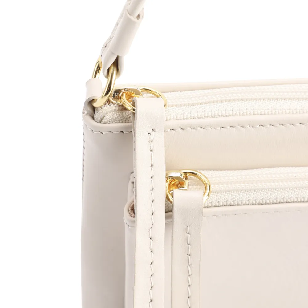 Bolsa De Ombro Couro Off White - imagem 5