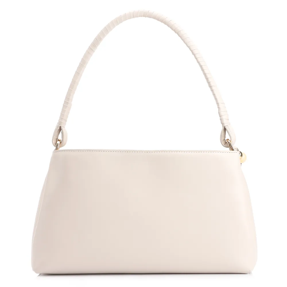 Bolsa De Ombro Couro Off White - imagem 3