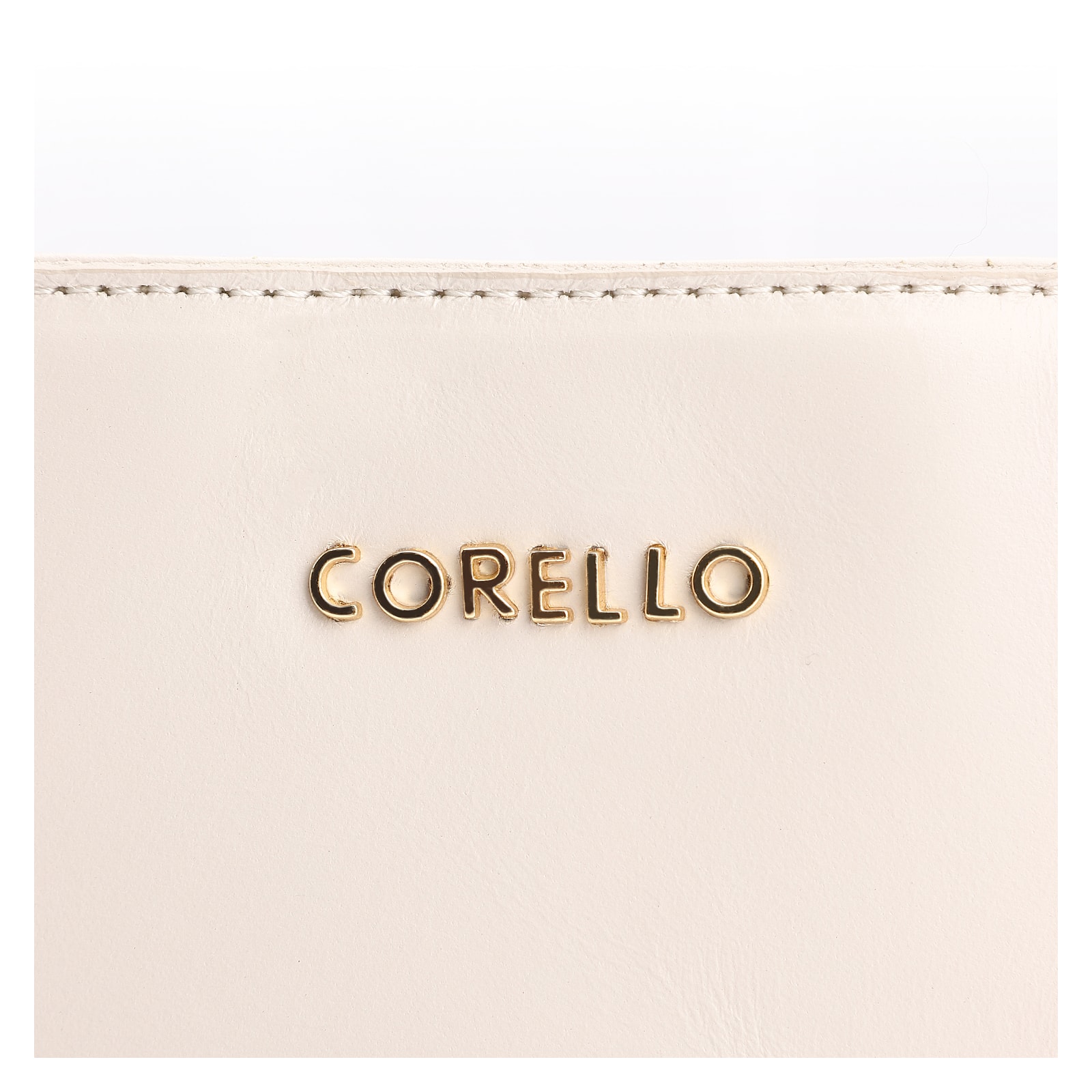 Bolsa De Ombro Couro Off White