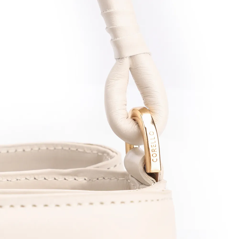 Bolsa De Ombro Couro Off White - imagem 8