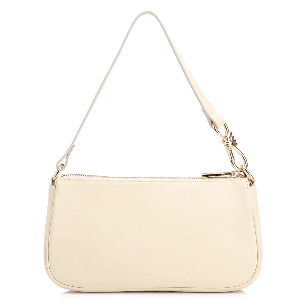 Bolsa De Ombro Couro Off White - imagem 4