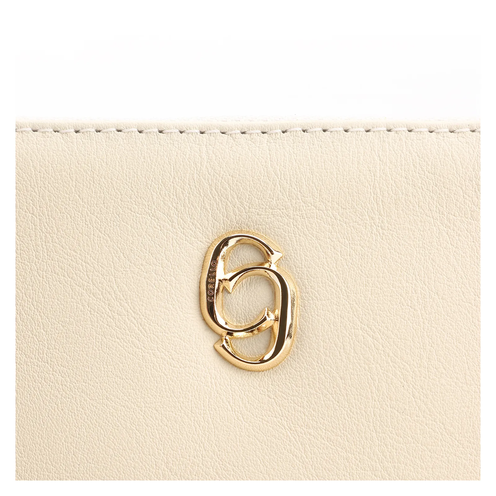 Bolsa De Ombro Couro Off White