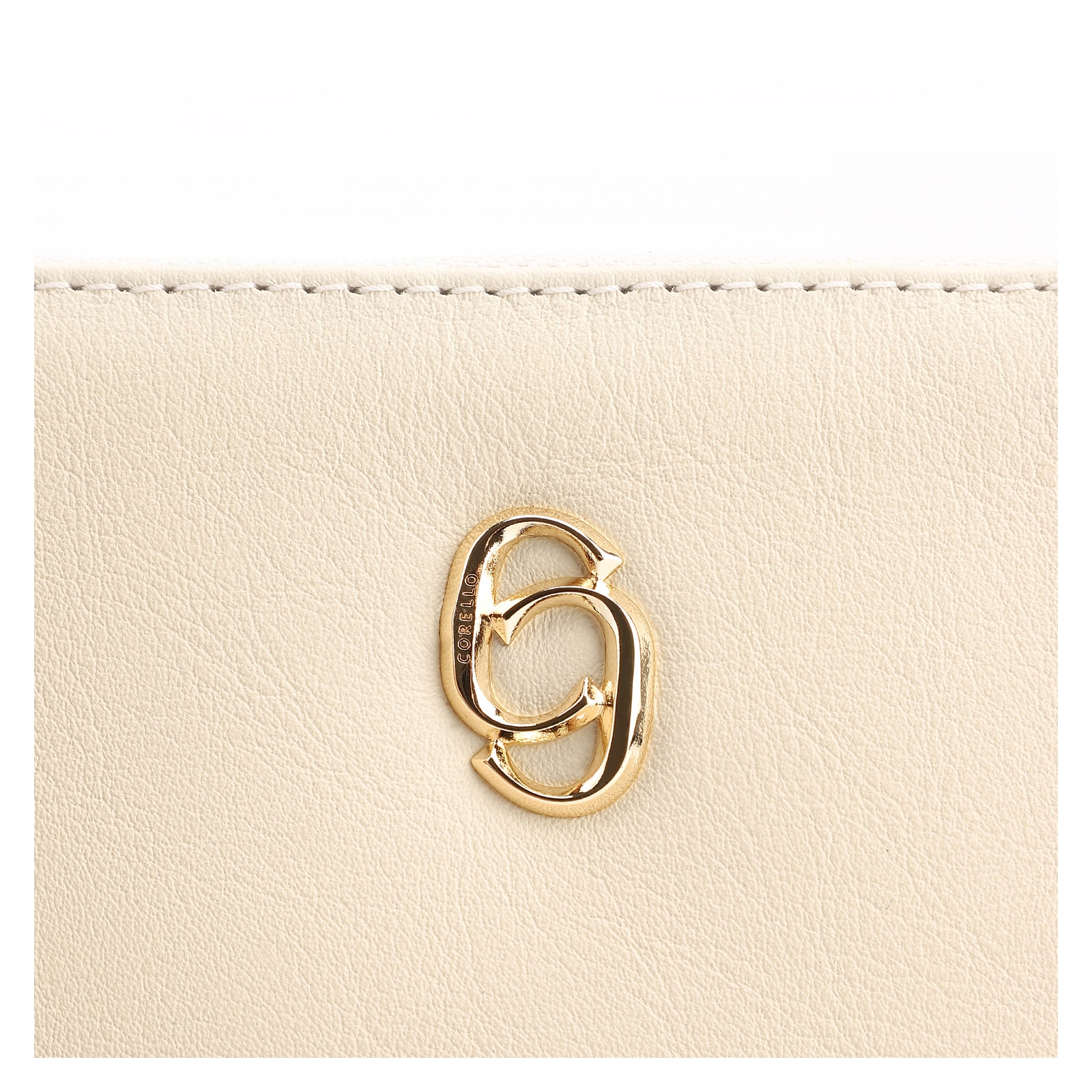 Bolsa De Ombro Couro Off White