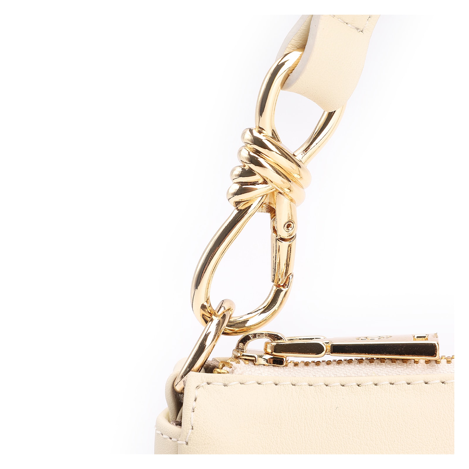 Bolsa De Ombro Couro Off White