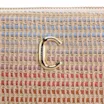 Bolsa De Ombro Couro Off White/Ráfia Colorida - imagem 6