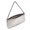 Bolsa De Ombro Couro Prata - imagem 4