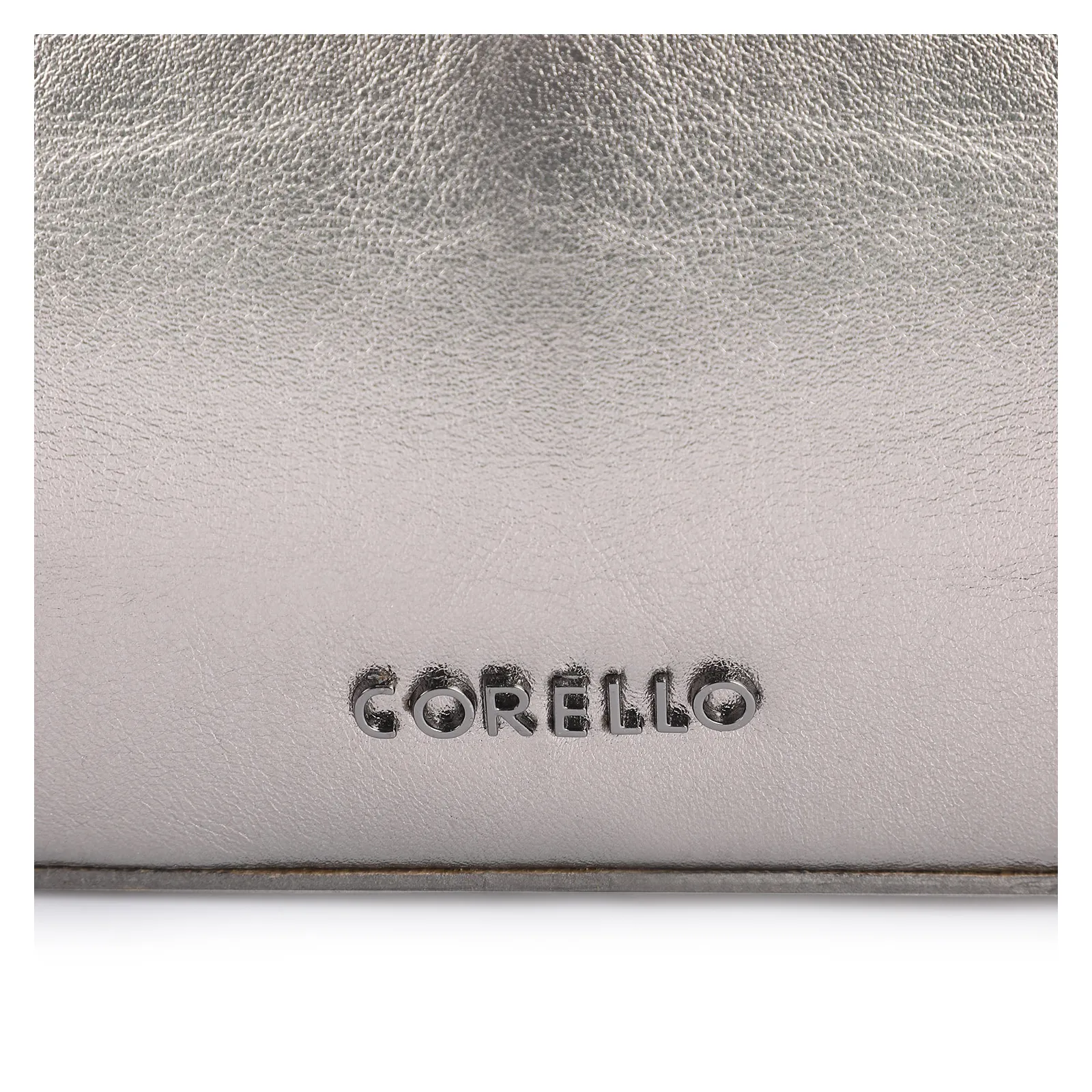 Bolsa De Ombro Couro Prata