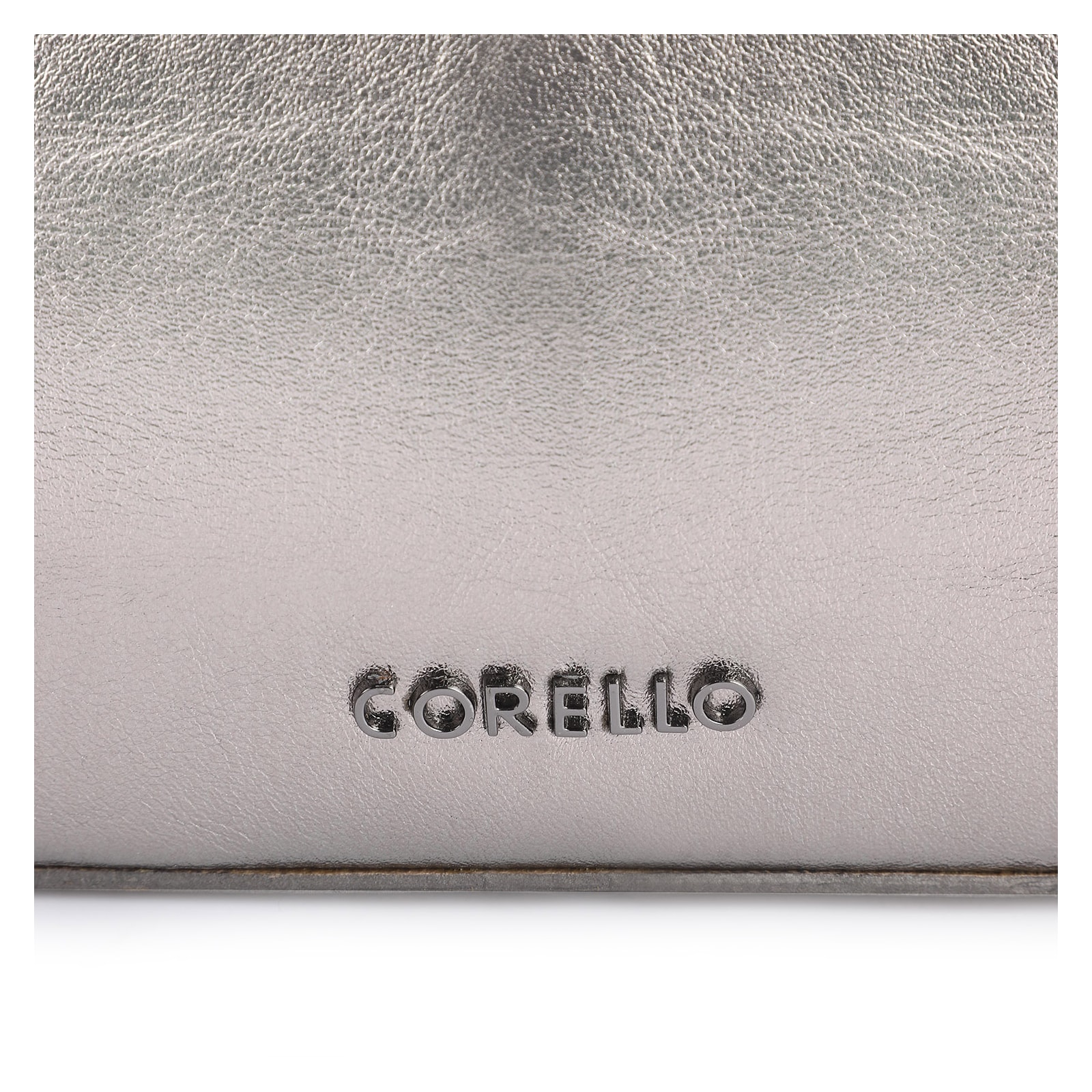 Bolsa De Ombro Couro Prata