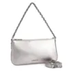 Bolsa De Ombro Couro Prata - imagem 2