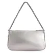 Bolsa De Ombro Couro Prata - imagem 3