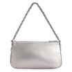 Bolsa De Ombro Couro Prata - imagem 3