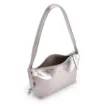Bolsa De Ombro Couro Prata - imagem 4