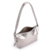 Bolsa De Ombro Couro Prata - imagem 4