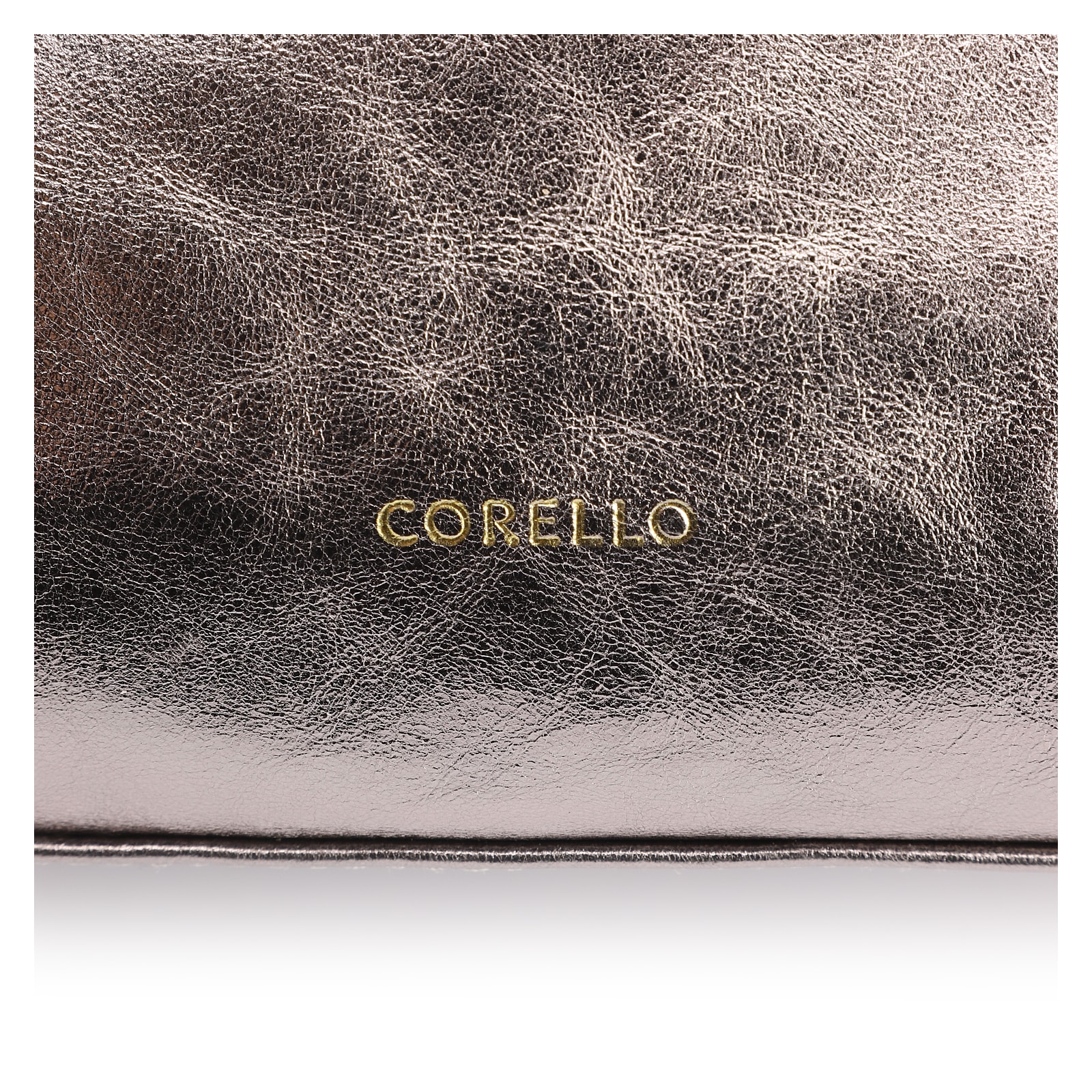 Bolsa De Ombro Couro Prata