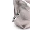 Bolsa De Ombro Couro Prata - imagem 7