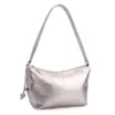 Bolsa De Ombro Couro Prata - imagem 2
