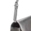 Bolsa De Ombro Couro Prata - imagem 5