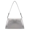 Bolsa De Ombro Couro Prata - imagem 3