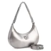 Bolsa De Ombro Couro Prata - imagem 2