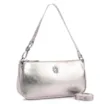 Bolsa De Ombro Couro Prata - imagem 3