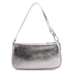 Bolsa De Ombro Couro Prata - imagem 4