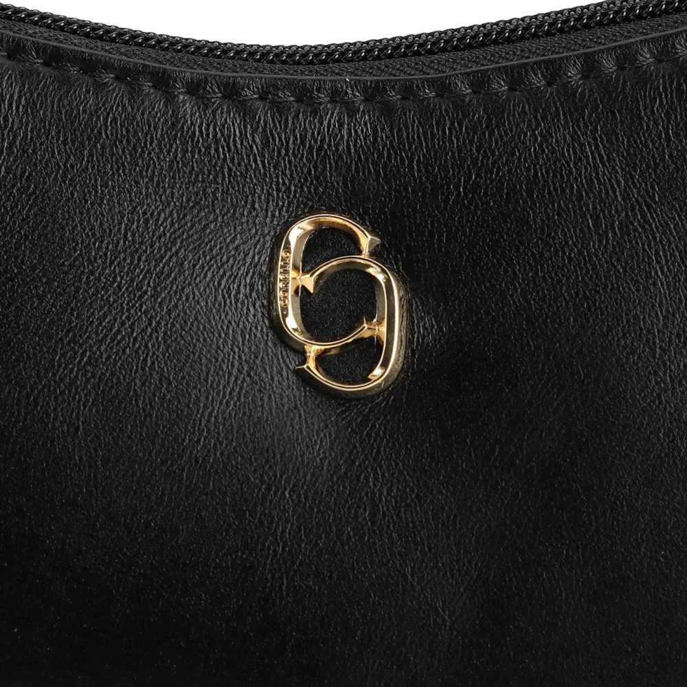 Bolsa De Ombro Couro Preto - imagem 6