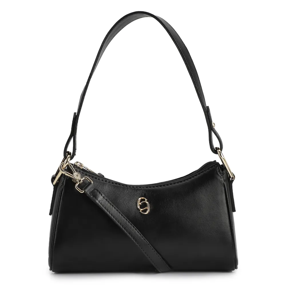 Bolsa De Ombro Couro Preto