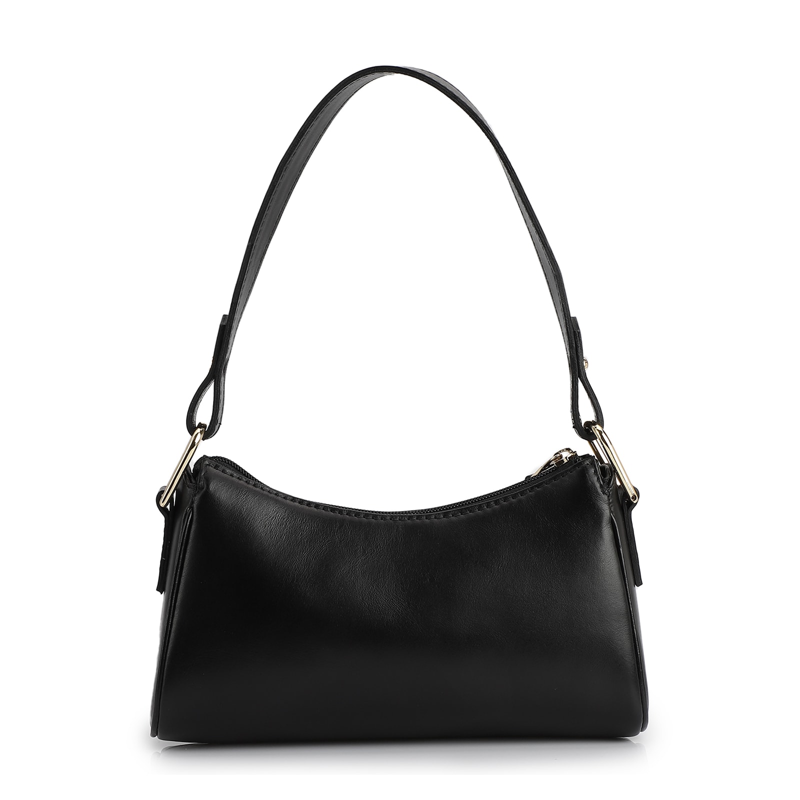 Bolsa De Ombro Couro Preto