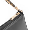 Bolsa De Ombro Couro Preto - imagem 5
