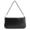 Bolsa De Ombro Couro Preto - imagem 3