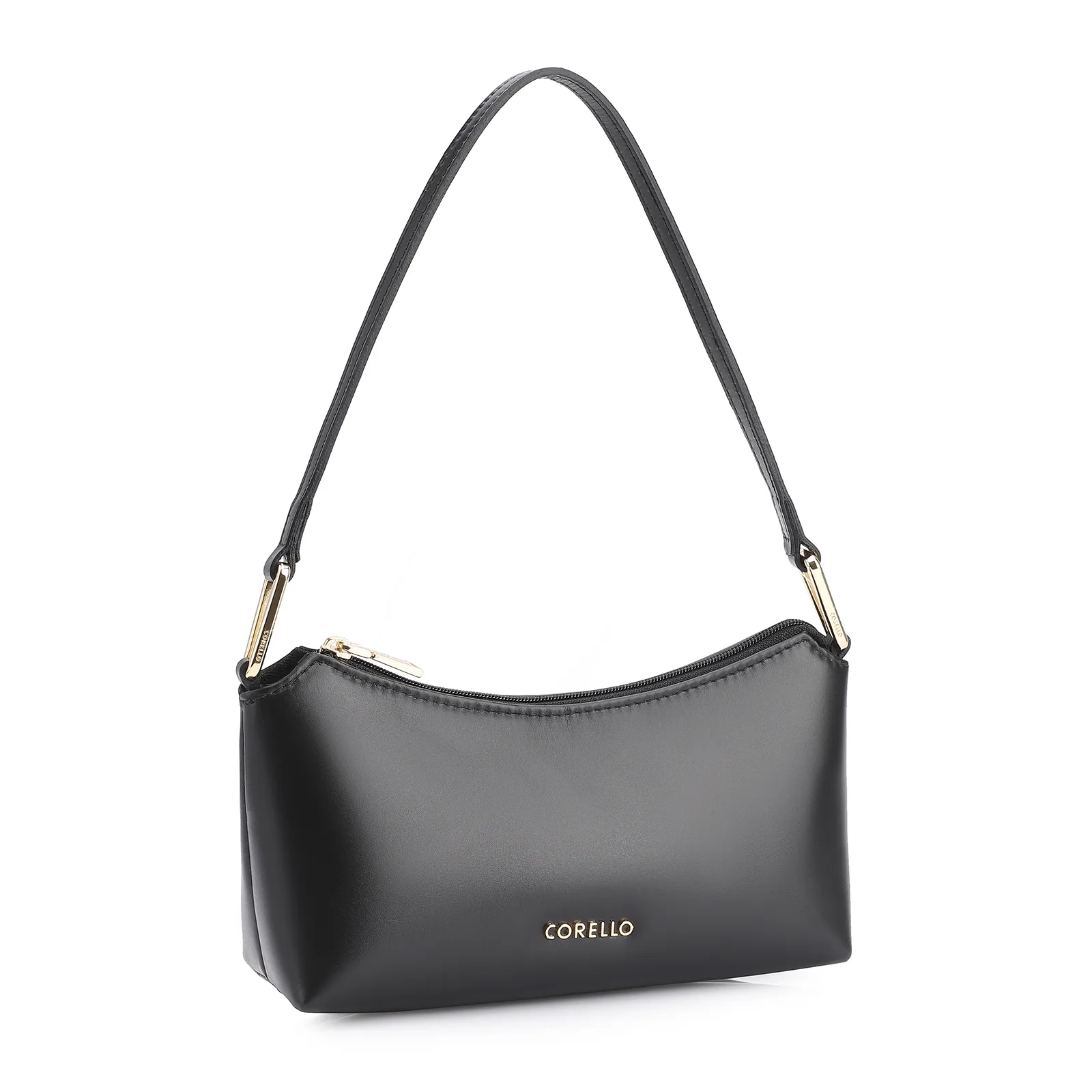 Bolsa De Ombro Couro Preto