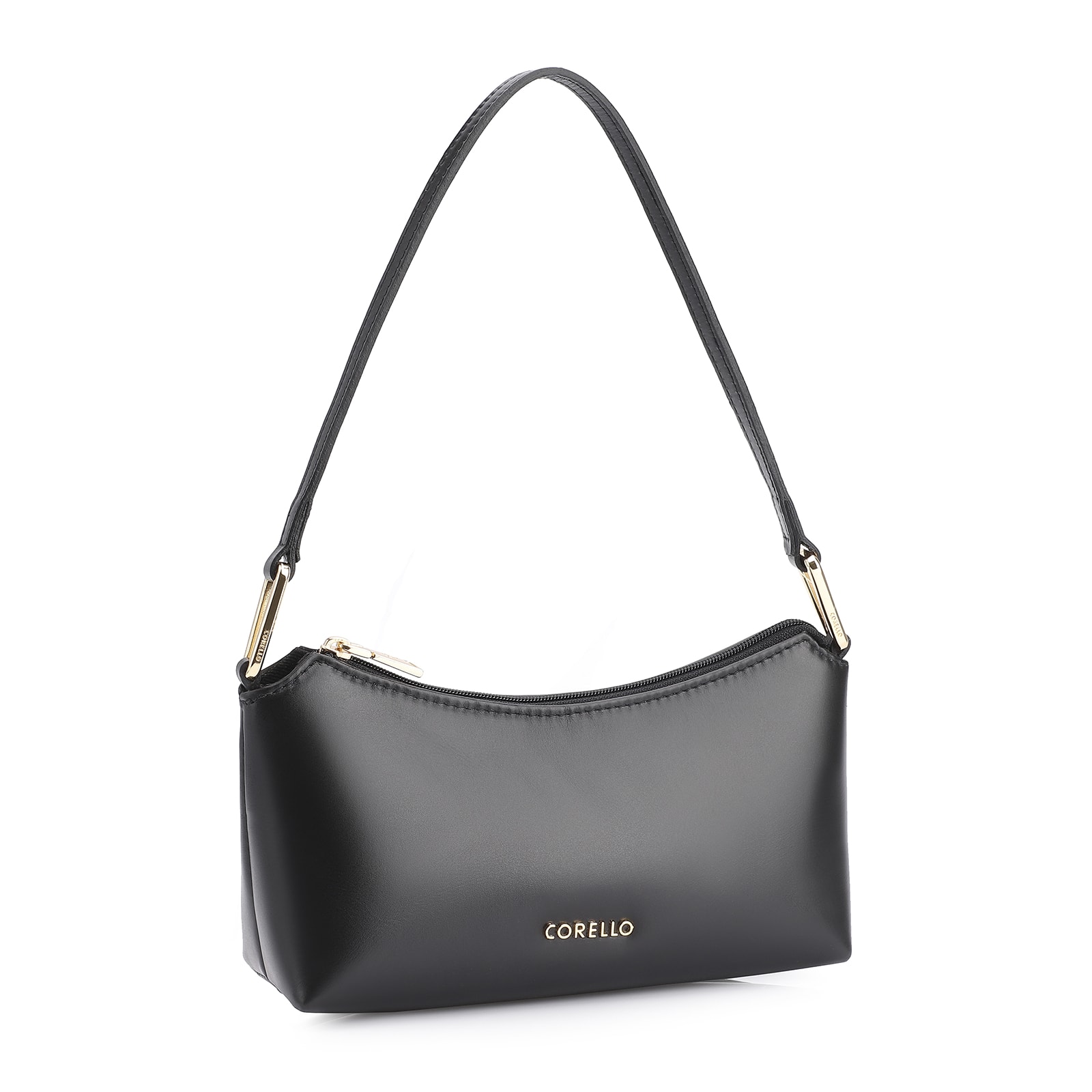 Bolsa De Ombro Couro Preto