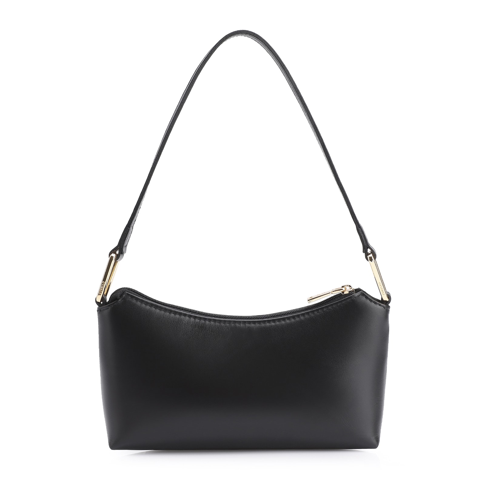 Bolsa De Ombro Couro Preto