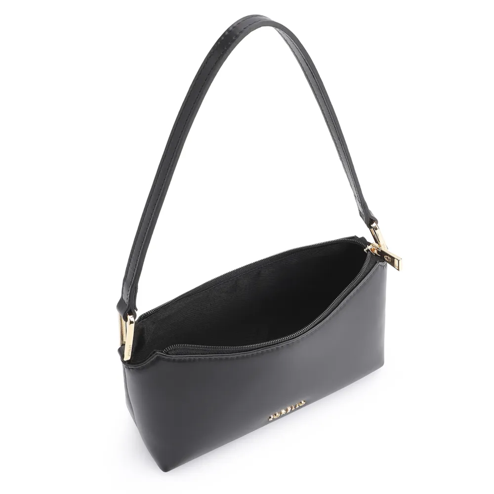 Bolsa De Ombro Couro Preto - imagem 5