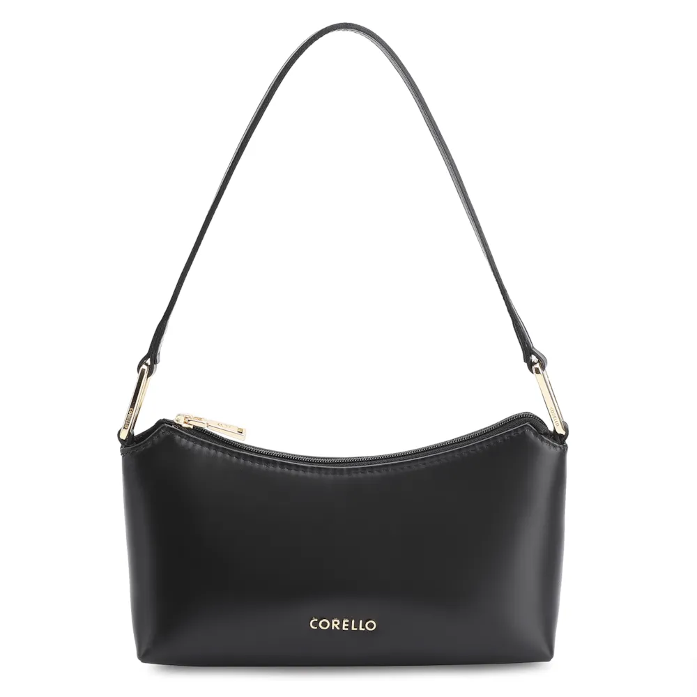 Bolsa De Ombro Couro Preto