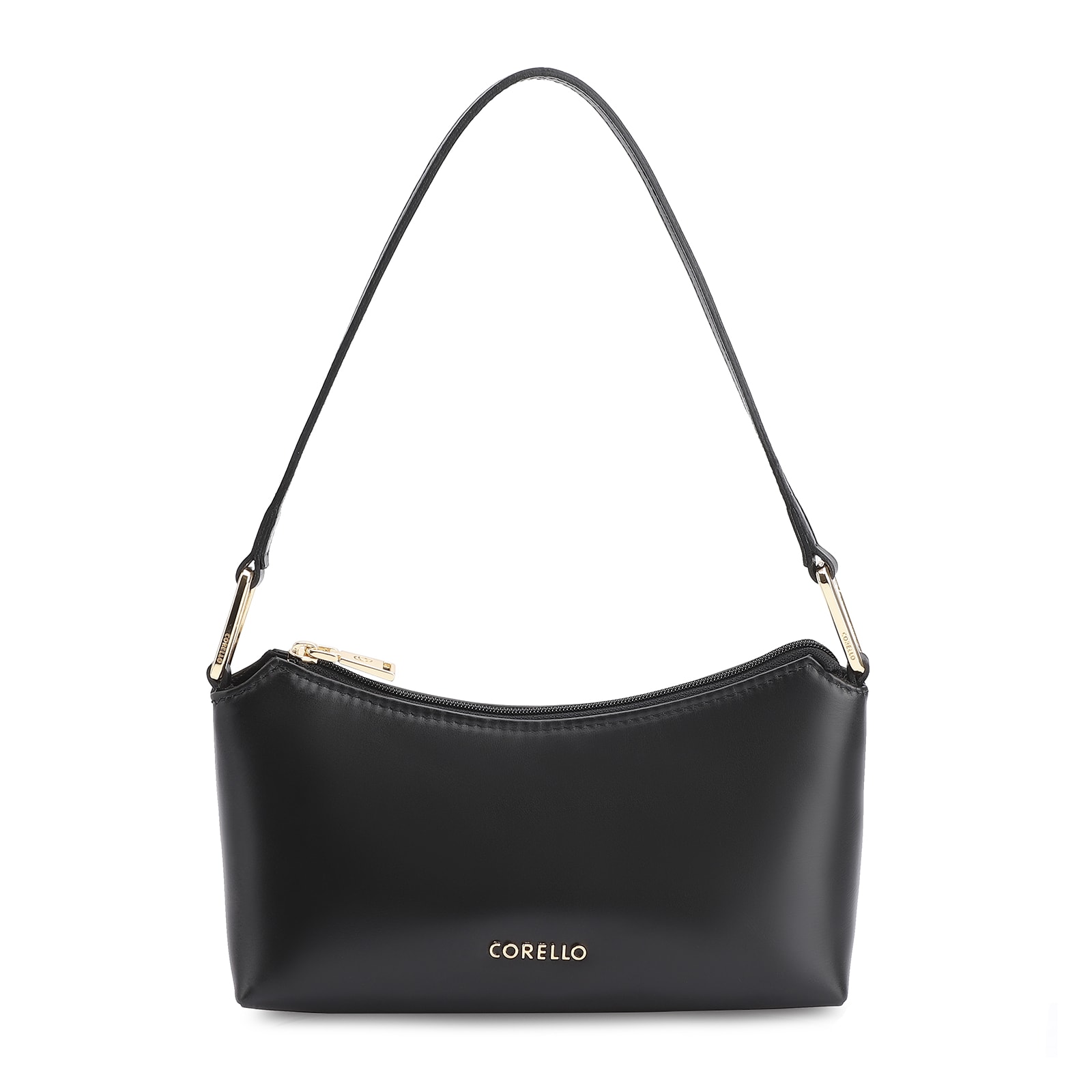 Bolsa De Ombro Couro Preto