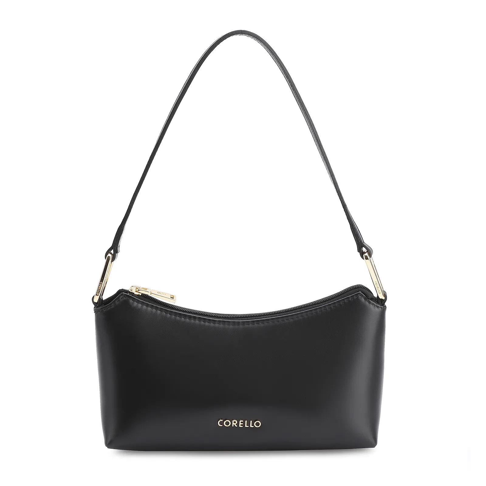 Bolsa De Ombro Couro Preto