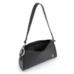 Bolsa De Ombro Couro Preto - imagem 5