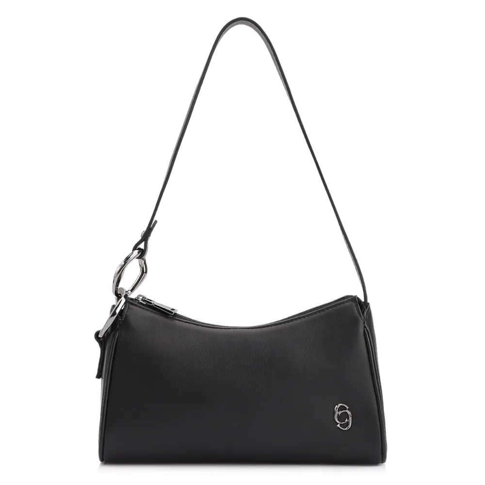 Bolsa De Ombro Couro Preto