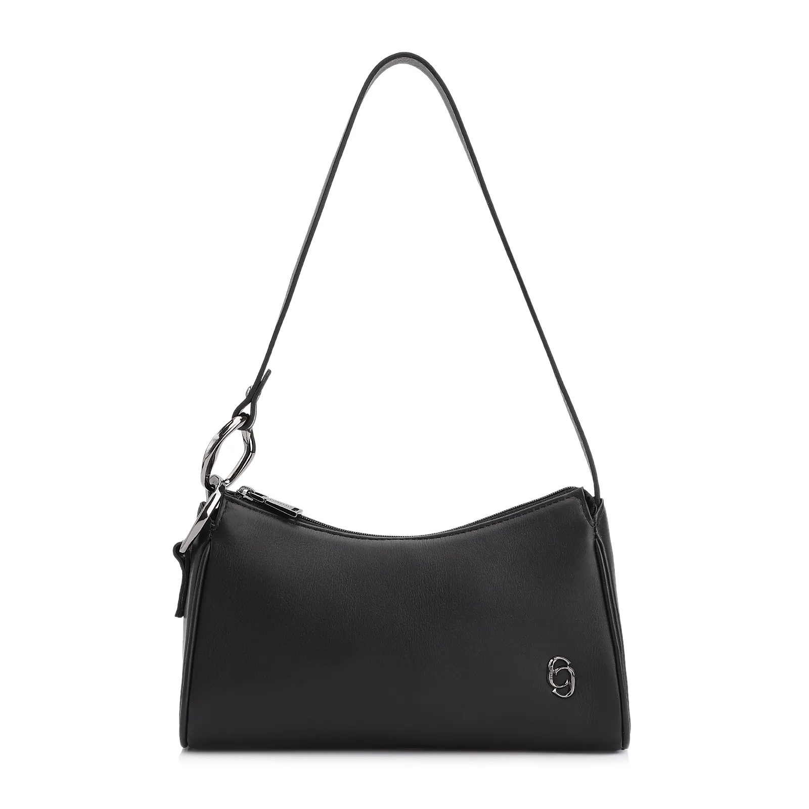 Bolsa De Ombro Couro Preto