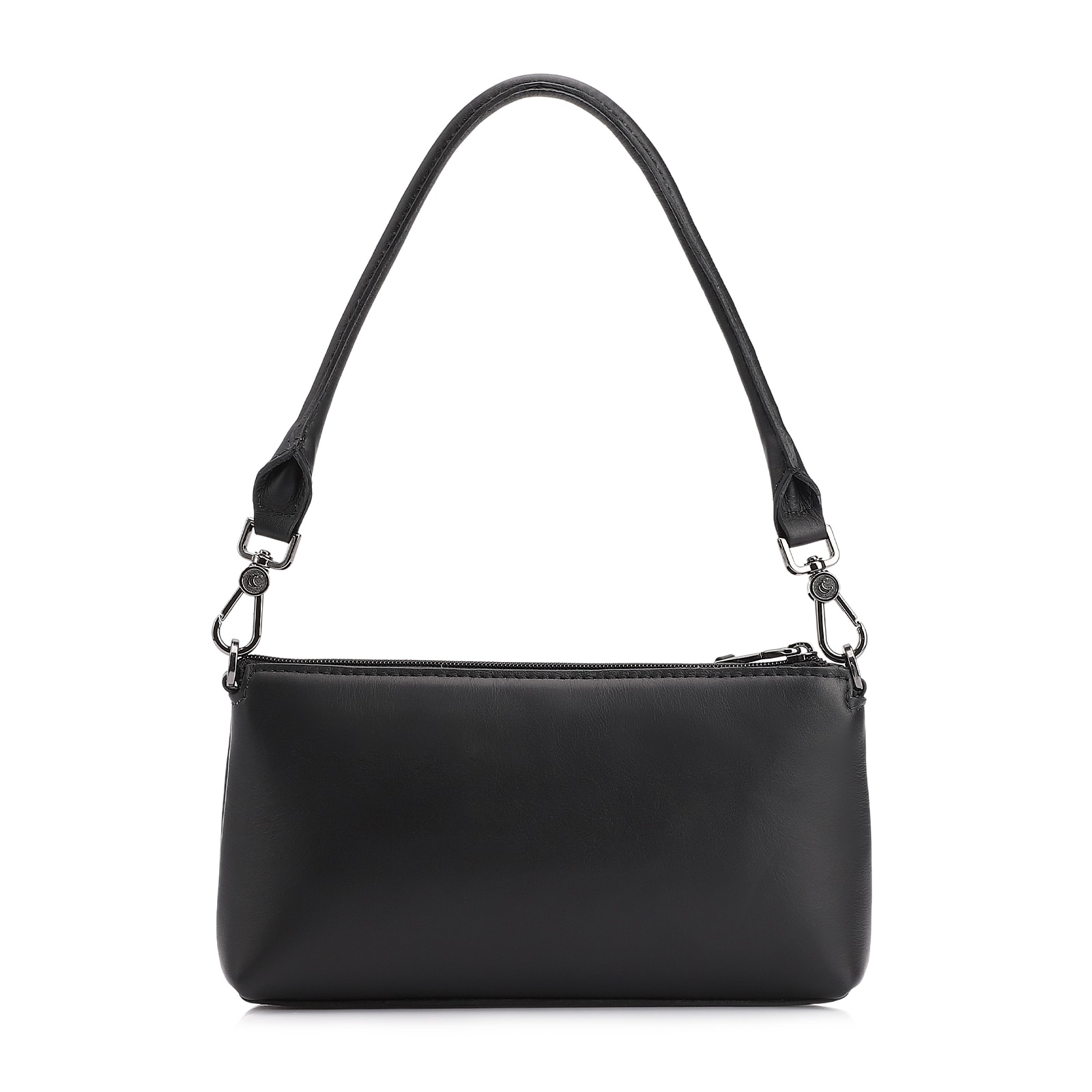 Bolsa De Ombro Couro Preto