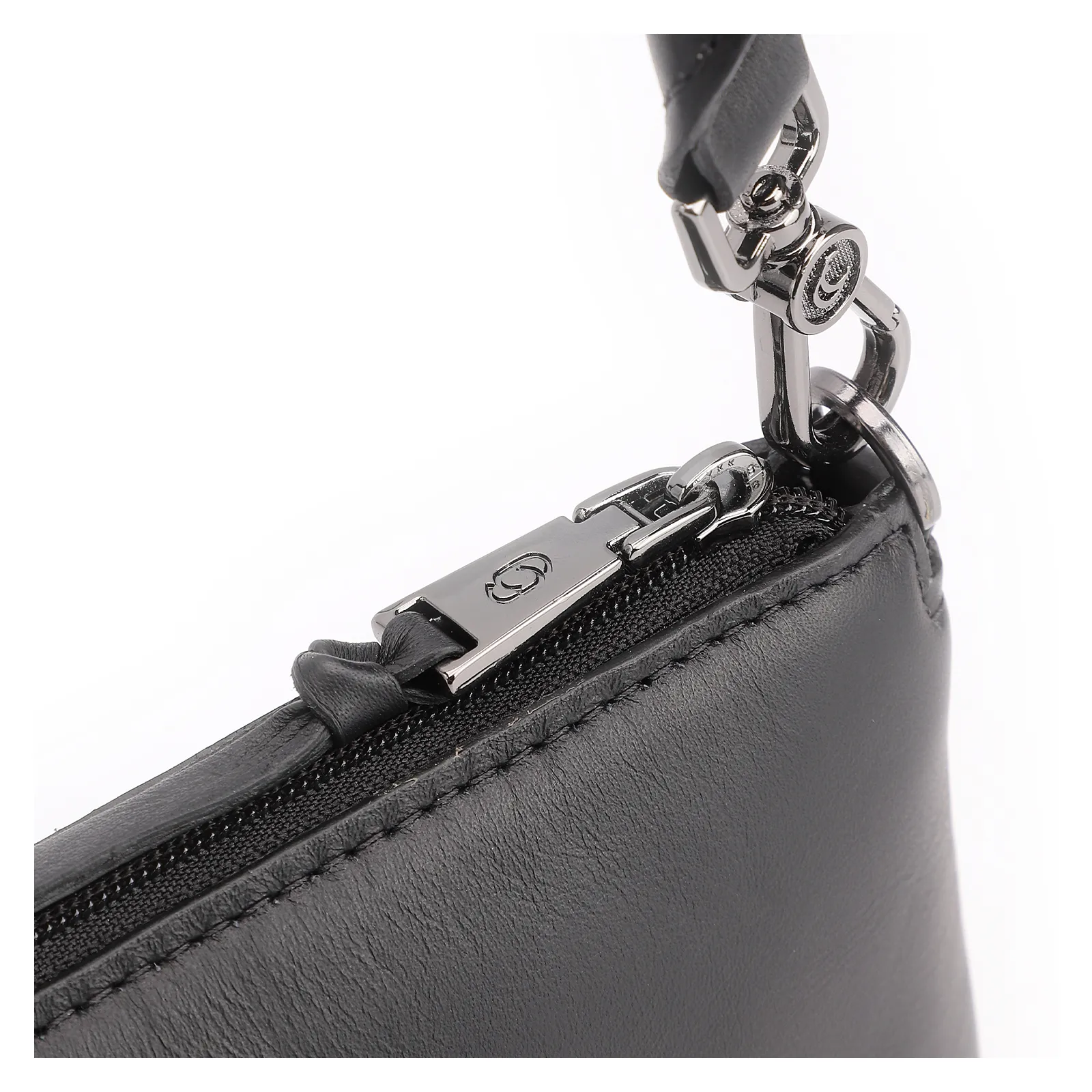 Bolsa De Ombro Couro Preto