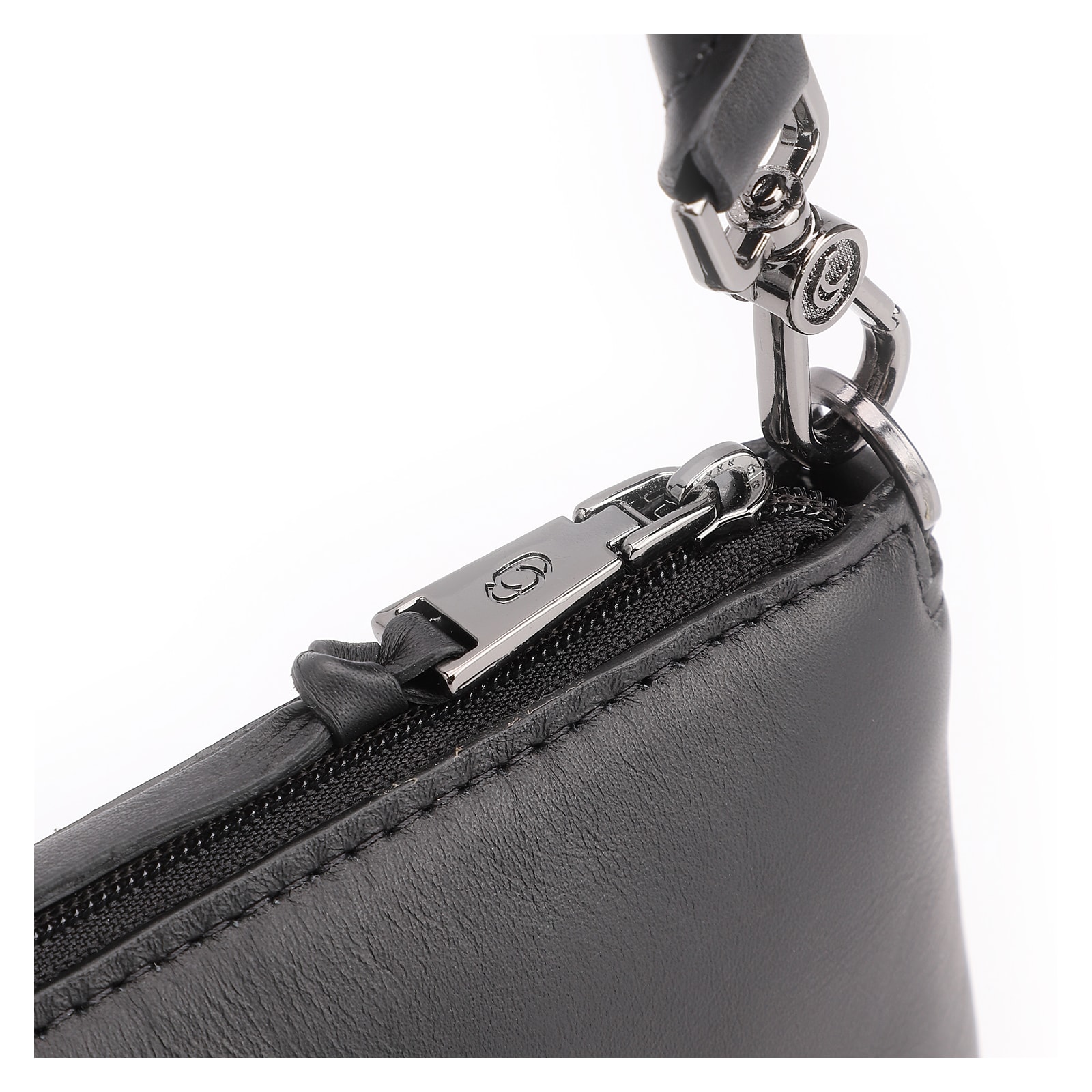 Bolsa De Ombro Couro Preto