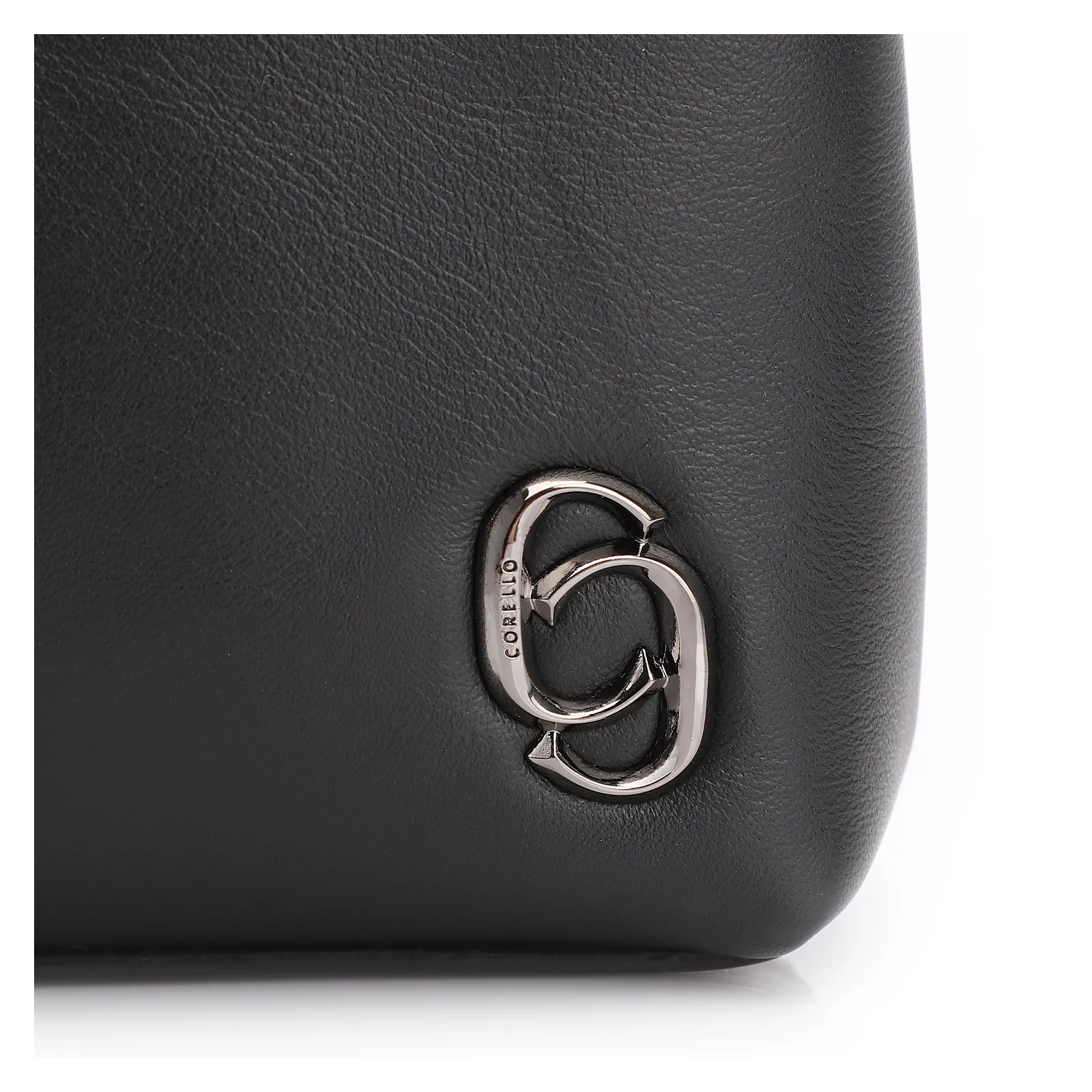 Bolsa De Ombro Couro Preto