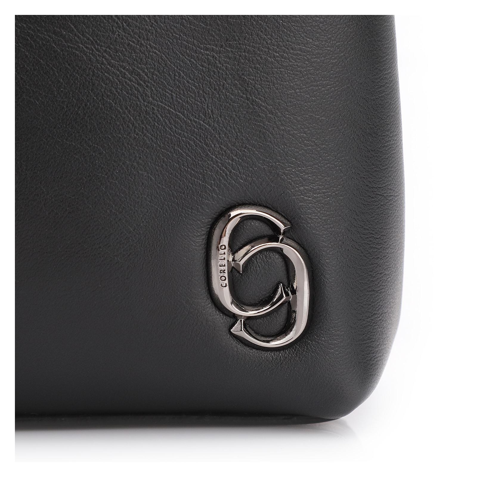Bolsa De Ombro Couro Preto