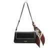  Bolsa De Ombro Couro Preto - imagem 1